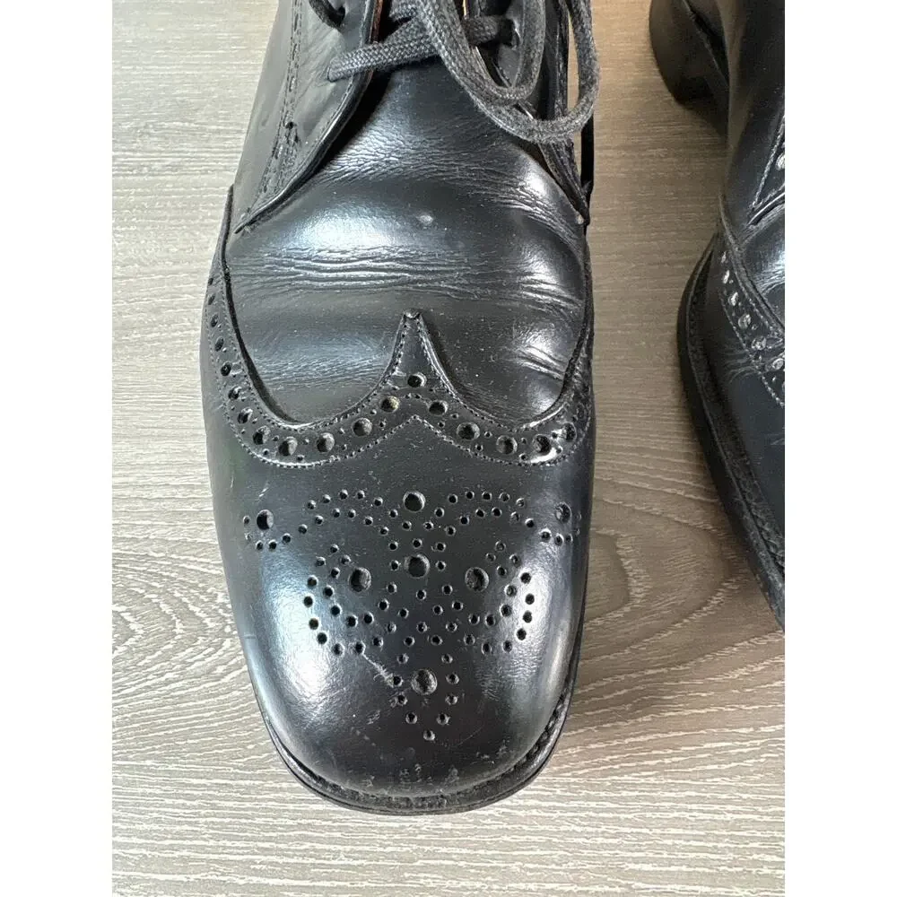 Vintage Church’s Famous English Shoes Holborn Black Leather Dress Shoes Mens 9.5